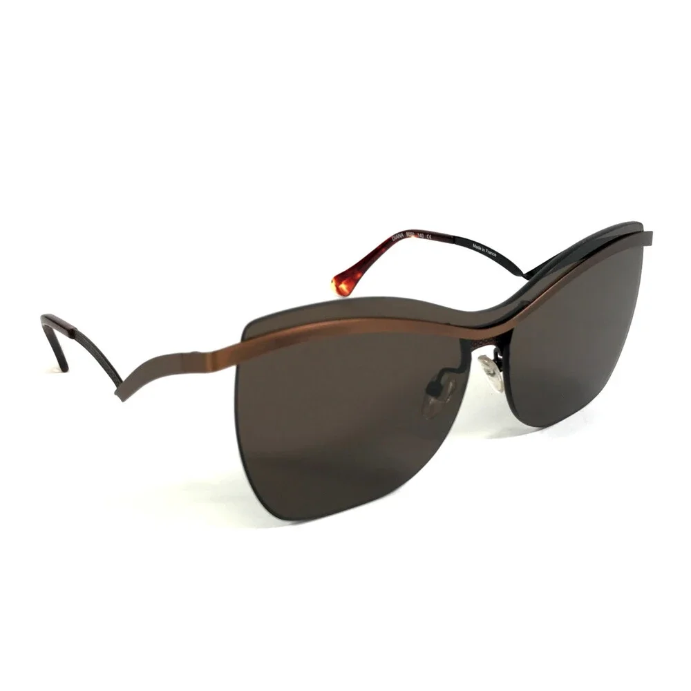 BOZ Sunglasses DIANA 9050 Antique Brushed Gold with Brown Mask Lens 57-15-140